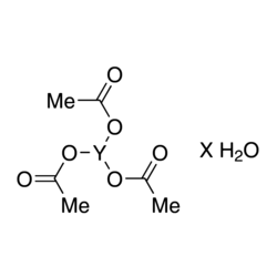 Yttrium(III) acetate - CAS:23363-14-6 - Acetic acid yttrium(3+) salt, monohydrate